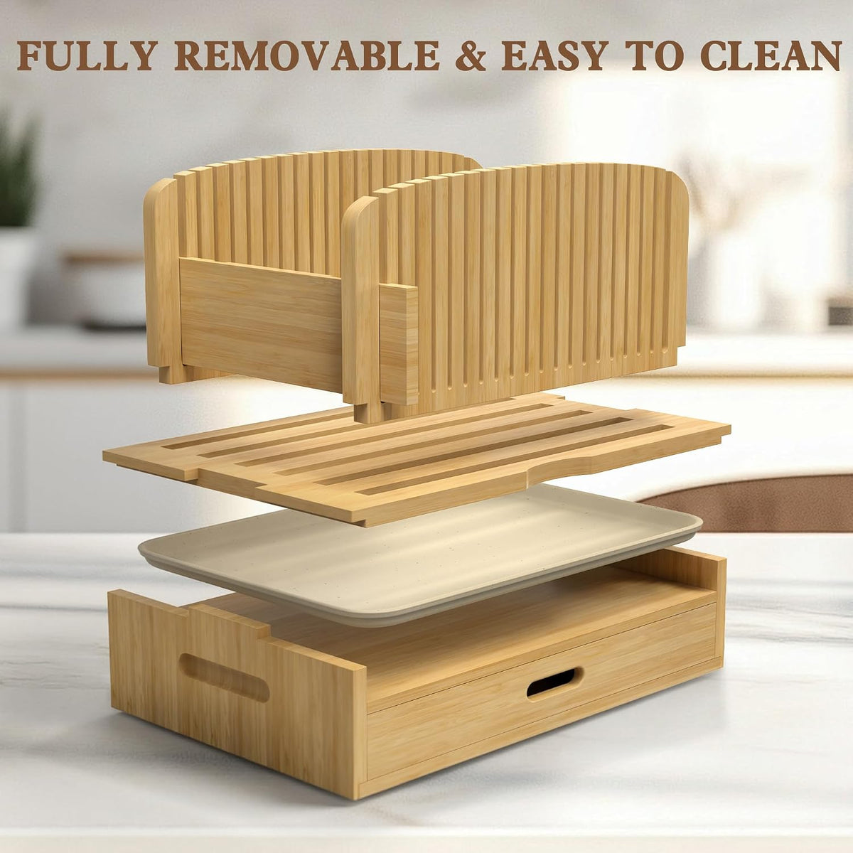 Bamboo Bread Slicer Guide
