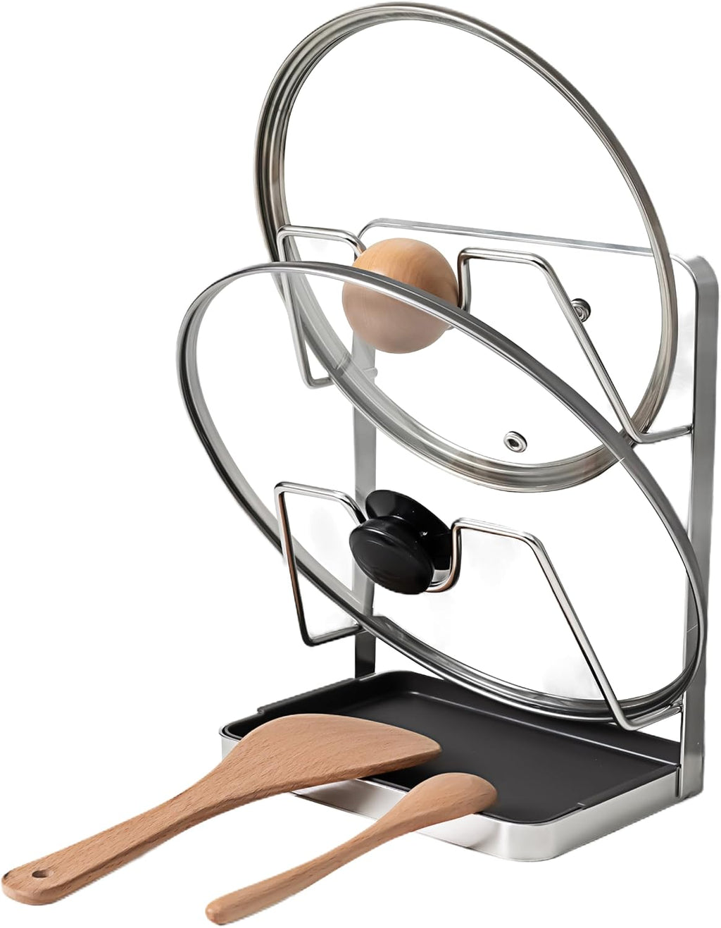  Stainless Steel Pot Lid Holder While Cooking