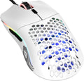 Model O Wired Gaming Mouse 67G Superlight Honeycomb Design, RGB, Pixart 3360 Sensor, Omron Switches, Ambidextrous - Matte White