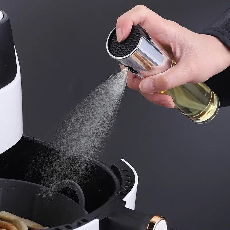 Olive Oil Spray Bottle Glass Oil Dispenser BBQ Kitchen Gadget Vinegar Water Pump