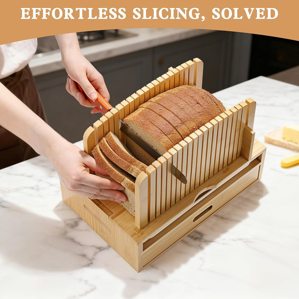 Bamboo Bread Slicer Guide