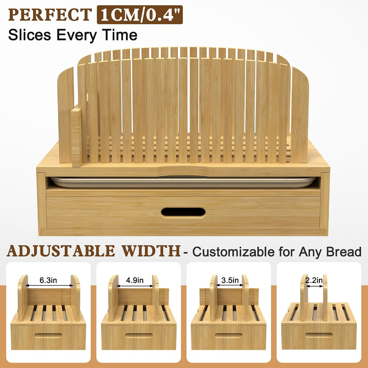 Bamboo Bread Slicer Guide
