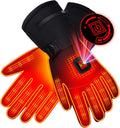 Spring Electric Rechargeable Battery Heated Gloves - Waterproof Touchscreen for Outdoor Sports, Hiking, Skiing, Running, Work