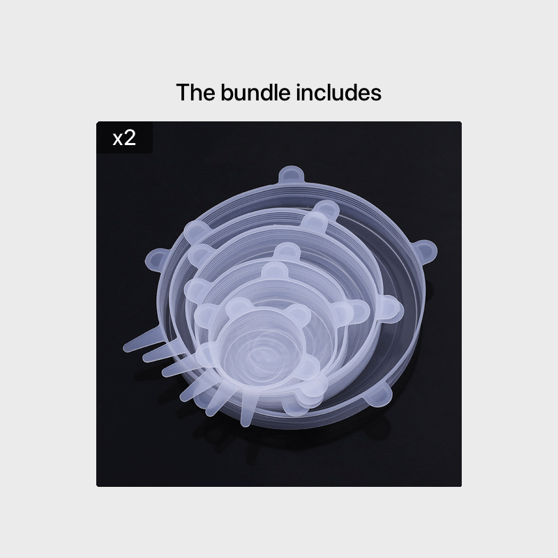Reusable Silicone Lids