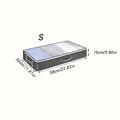 Under-Bed Storage Box with Flip-Top Lid - Durable Non-Woven Fabric Organizer for Blankets, Clothes & Bedding