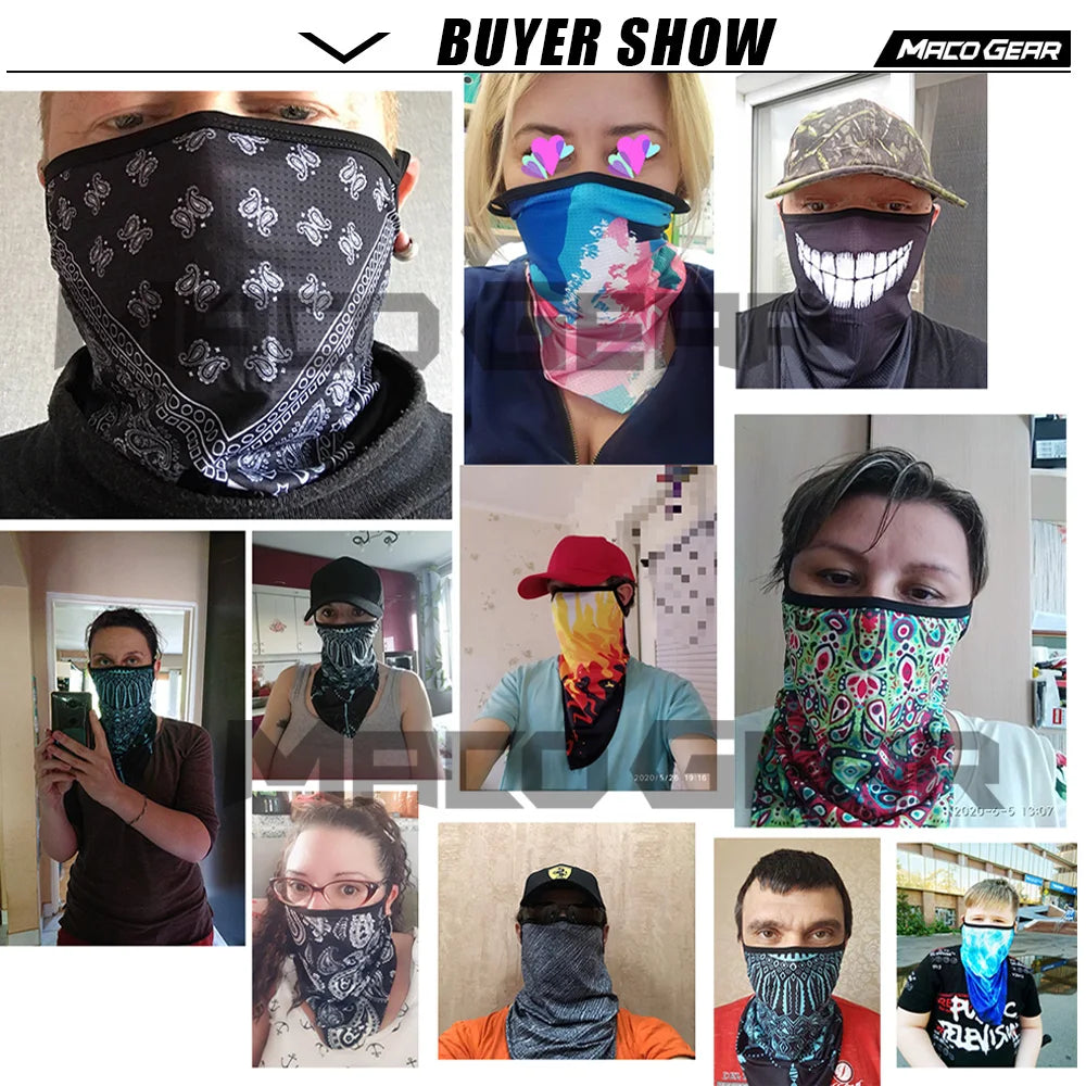 Summer Hanging Ear Bandana Mask