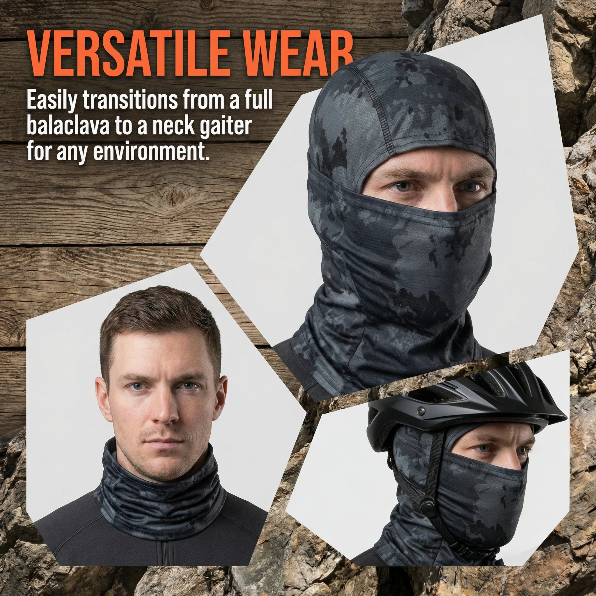 Unisex Camouflage Balaclava