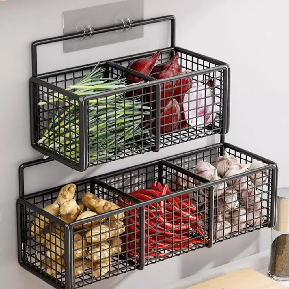 Kitchen Shelf Metal Storages Organization