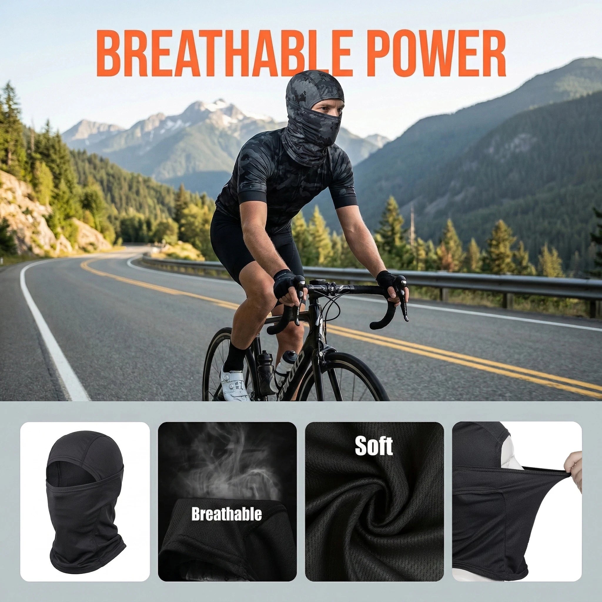 Unisex Camouflage Balaclava