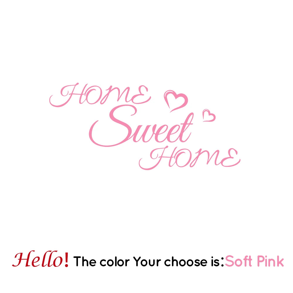 "Home Sweet Home" Vinyl Wall Decal