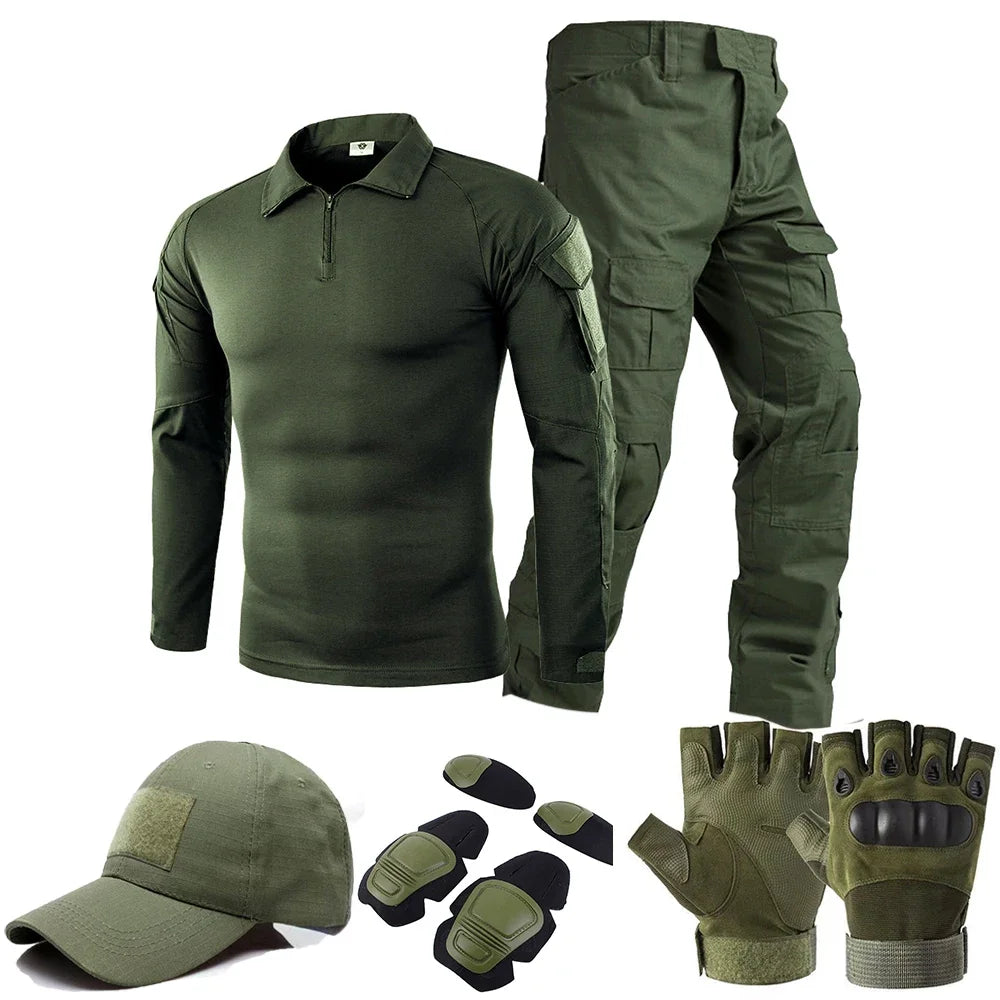 Green Tactical Suits