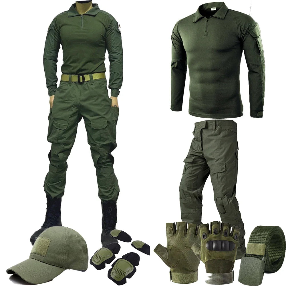 Green Tactical Suits