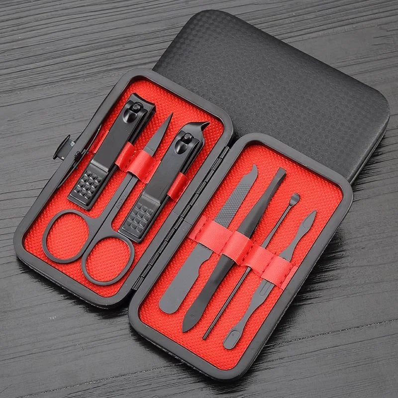 Black Nail Clippers Kit