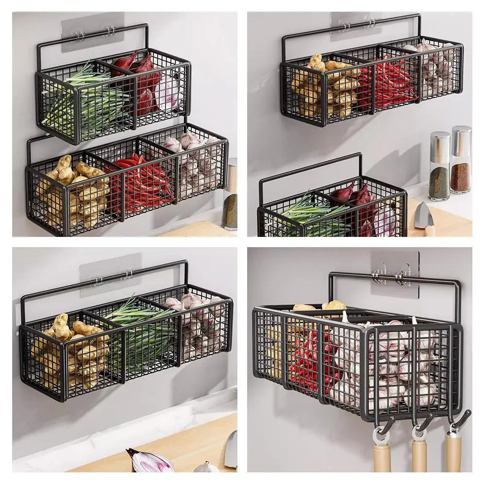 Kitchen Shelf Metal Storages Organization