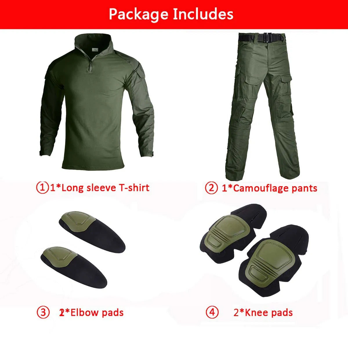 Green Tactical Suits