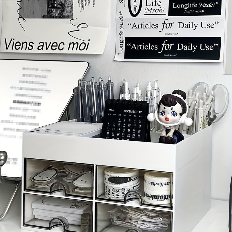 Desktop Storage Box Acrylic Drawer