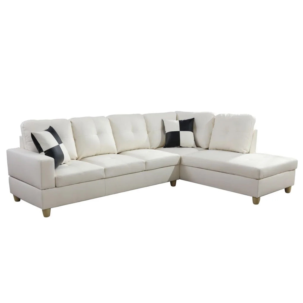 Convertible Sectional Sofa, L Shaped Couch for Small Space Living Room