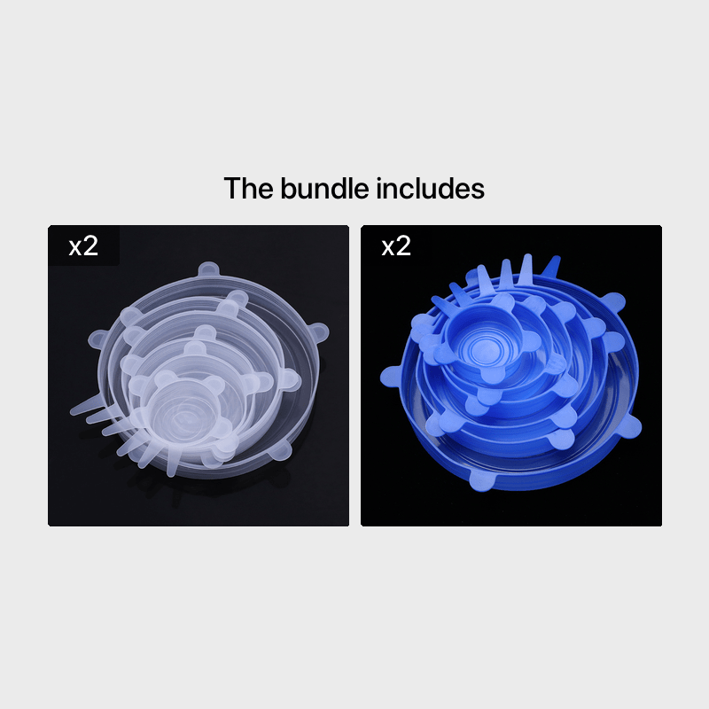 Reusable Silicone Lids