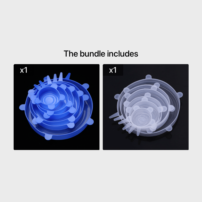 Reusable Silicone Lids