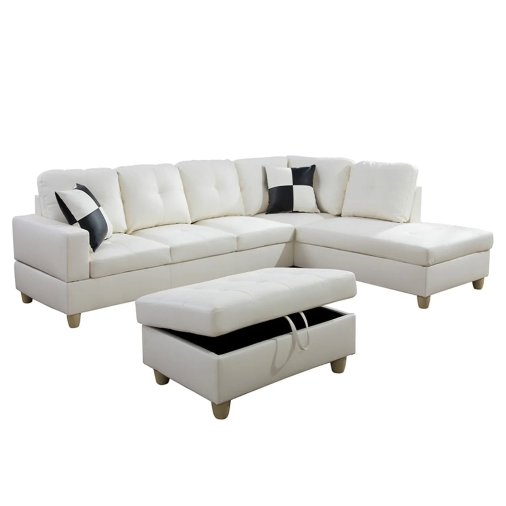 Convertible Sectional Sofa, L Shaped Couch for Small Space Living Room