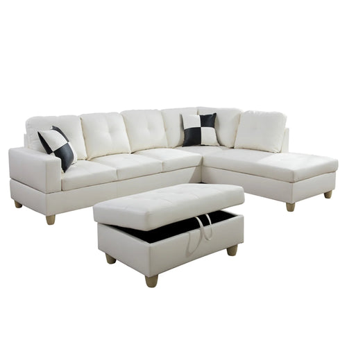 Convertible Sectional Sofa, L Shaped Couch for Small Space Living Room